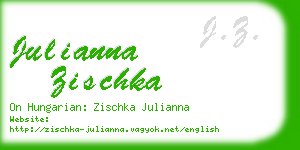 julianna zischka business card